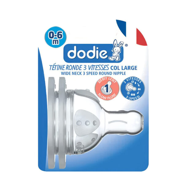 Dodie – Tetine Initiation+ Anti Colique D1 0-6M x 2