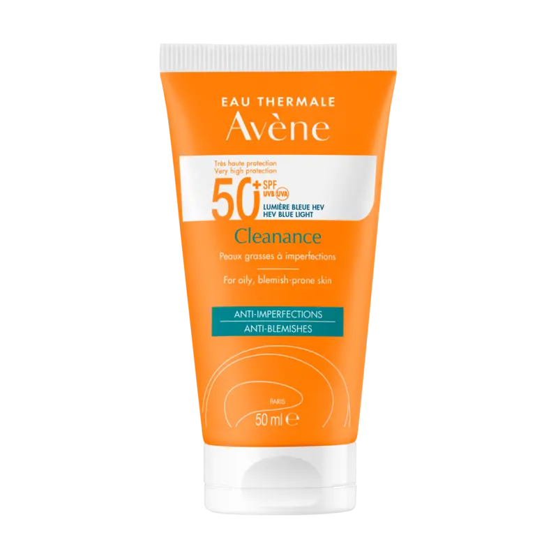 Avène – Cleanance Solaire SPF 50+ – 50 Ml 1 Avène Cleanance Solaire SPF 50+