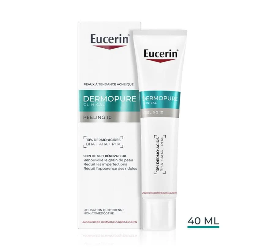 Eucerin – Dermopure Clinical Peeling 10 Soin de Nuit Renovateur – 40 Ml 1 Eucerin – Dermopure Clinical Peeling 10 Soin de Nuit Renovateur – 40 Ml