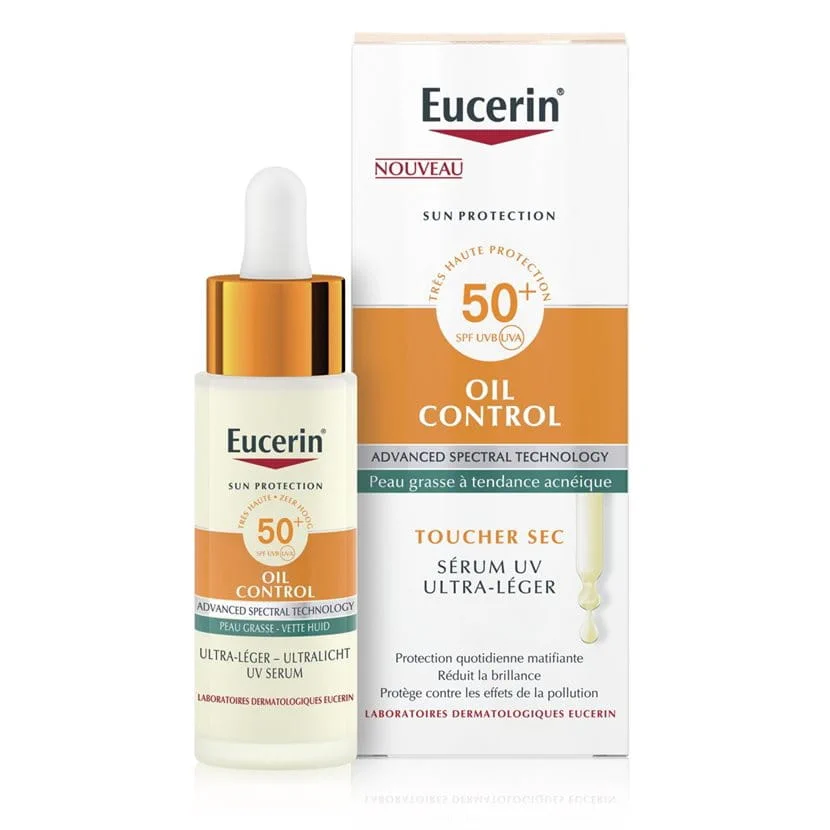 Eucerin – Sérum Oil Control Ultra-léger SPF 50+ – 30 Ml 1 Eucerin Sérum Oil Control Ultra-léger SPF 50+