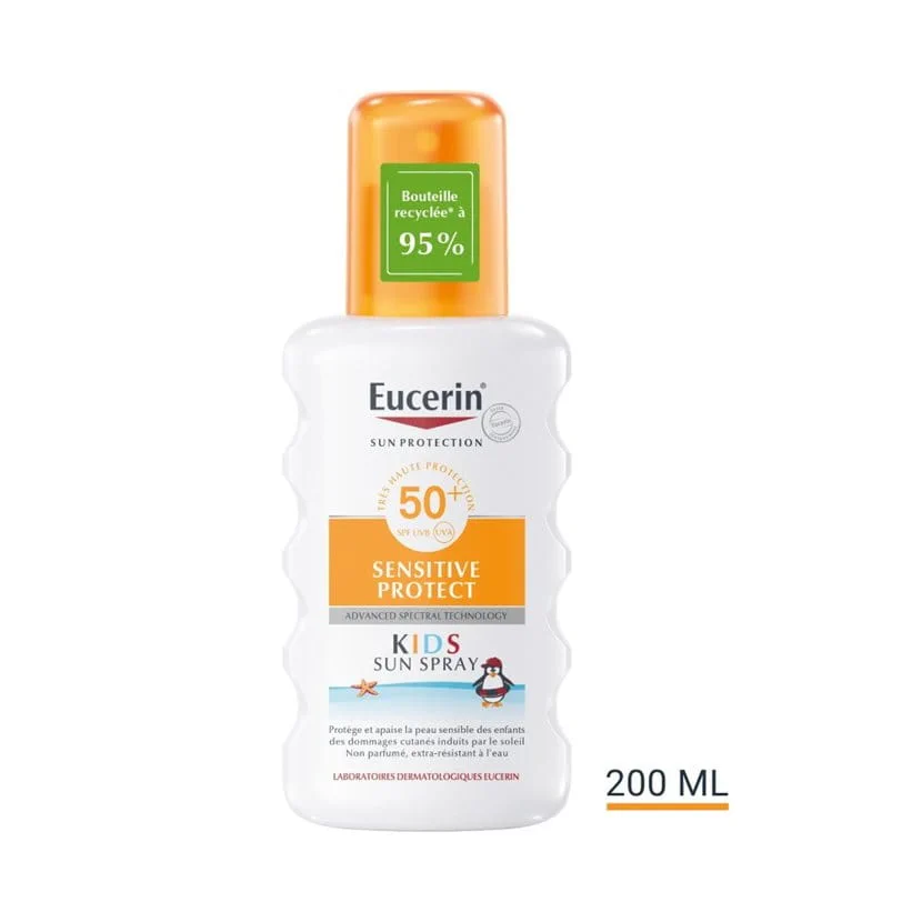 Eucerin – Sun Protection Sensitive Protect Kids Spray SPF 50+ – 200 Ml 1 Eucerin Sun Protection Sensitive Protect Kids Spray SPF 50+