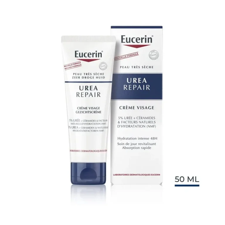 Eucerin Urea Repair Crème Visage Peau Seche 5 % d'Uree