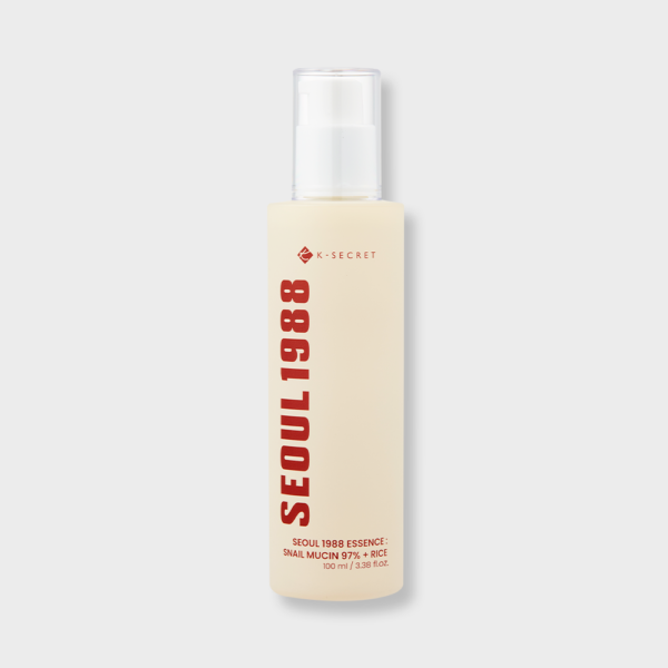K-Secret – Seoul 1998 Essence Snail Mucin 97 + Rice – 100 Ml