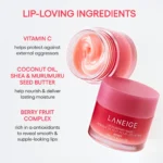 Laneige – Lip Sleeping Masque de Nuit pour les Lèvres Berry – 20 G