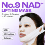 Numbuzin – No.9 NAD+ BIO Lifting-sil Full Face Mask – 4 Sheets + Lifting Band