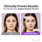 Numbuzin – No.9 NAD+ BIO Lifting-sil Full Face Mask – 4 Sheets + Lifting Band
