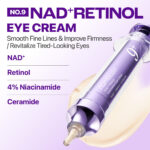 Numbuzin – No.9 NAD+ Retinol Volumetox Eye Cream – 10Ml