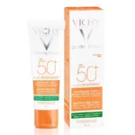 Capital Soleil Crème Solaire Matifiante 3 en 1 SPF 50+ Vichy