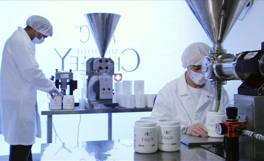Fabrication des soins Cholley dans les laboratoires suisses