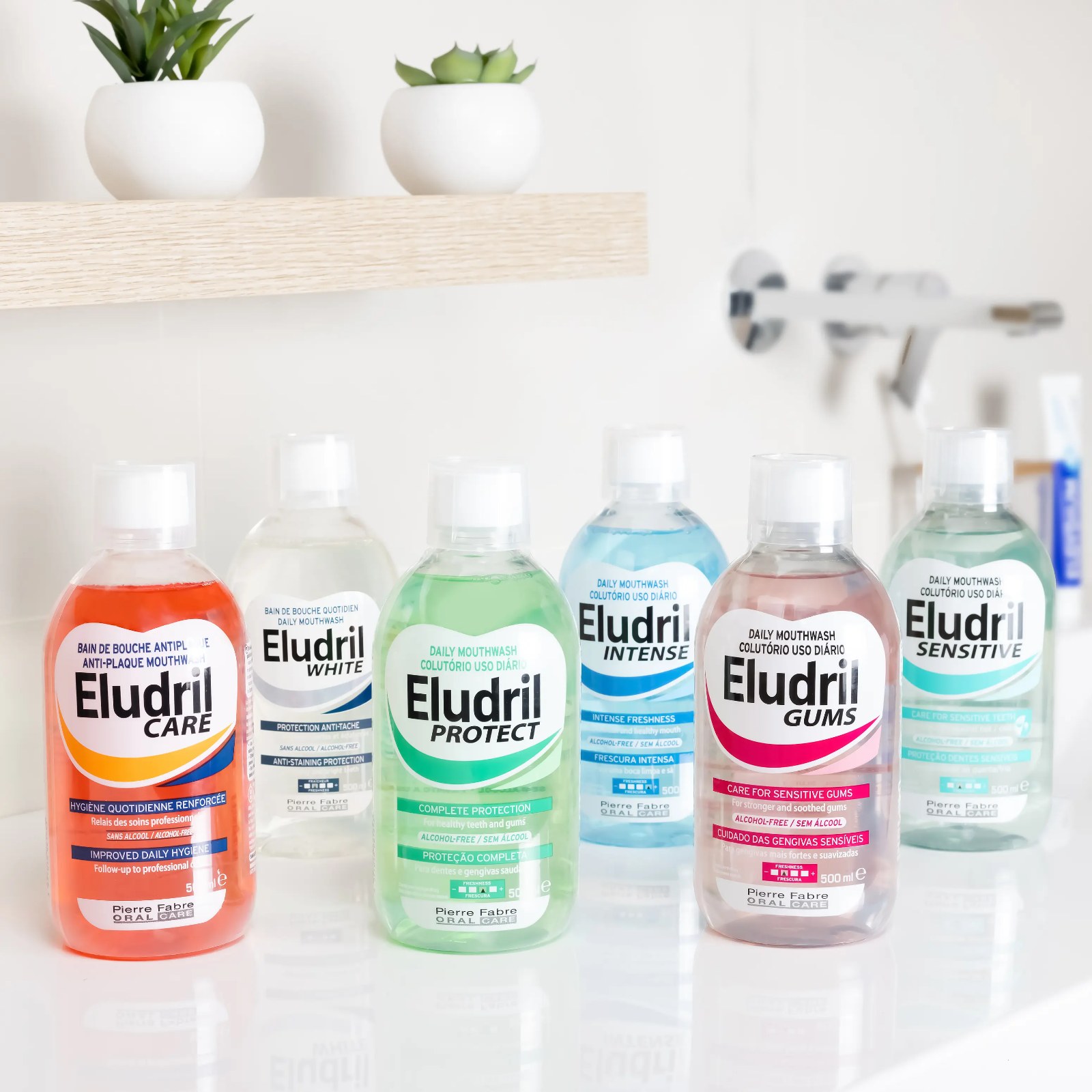 Gamme de bains de bouche Eludril