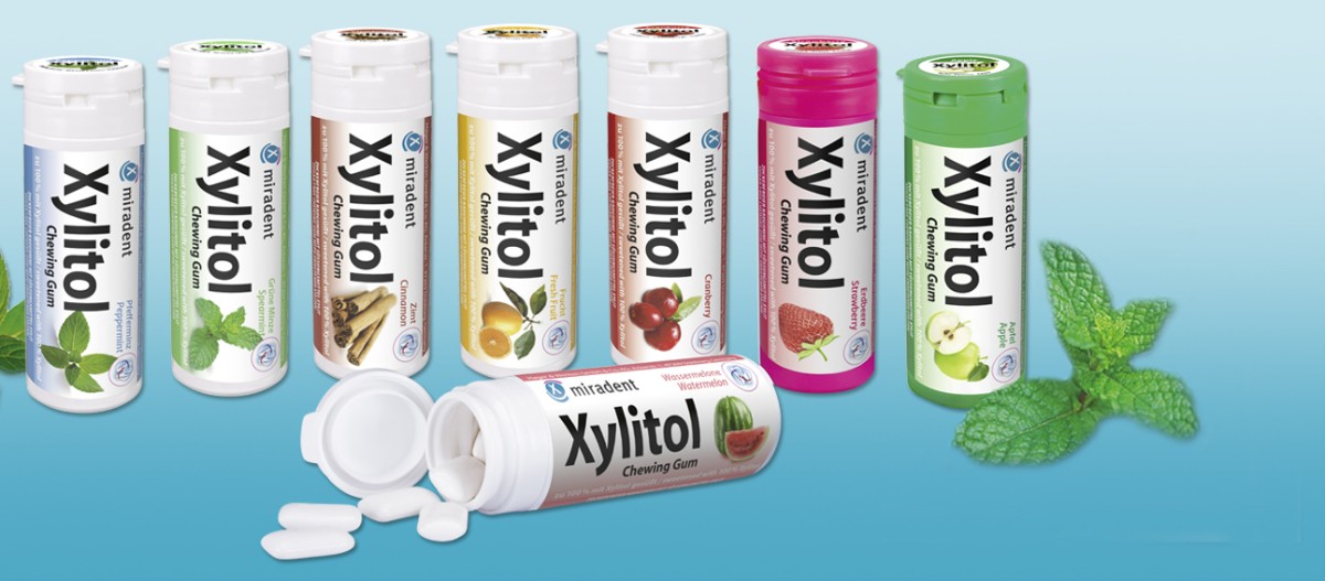 Chewing-gums au xylitol Miradent